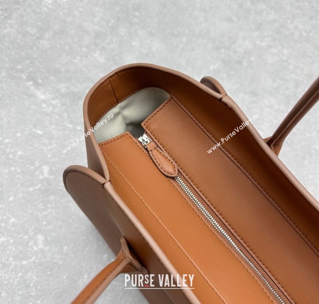 The Row Marlo 14 Bag in Calfskin Leather Light Brown 2025 1895 (ningm-250927011)