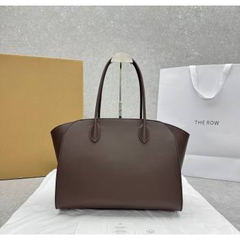 The Row Marlo 14 Bag in Calfskin Leather Coffee Brown 2025 1895 (ningm-250927012)