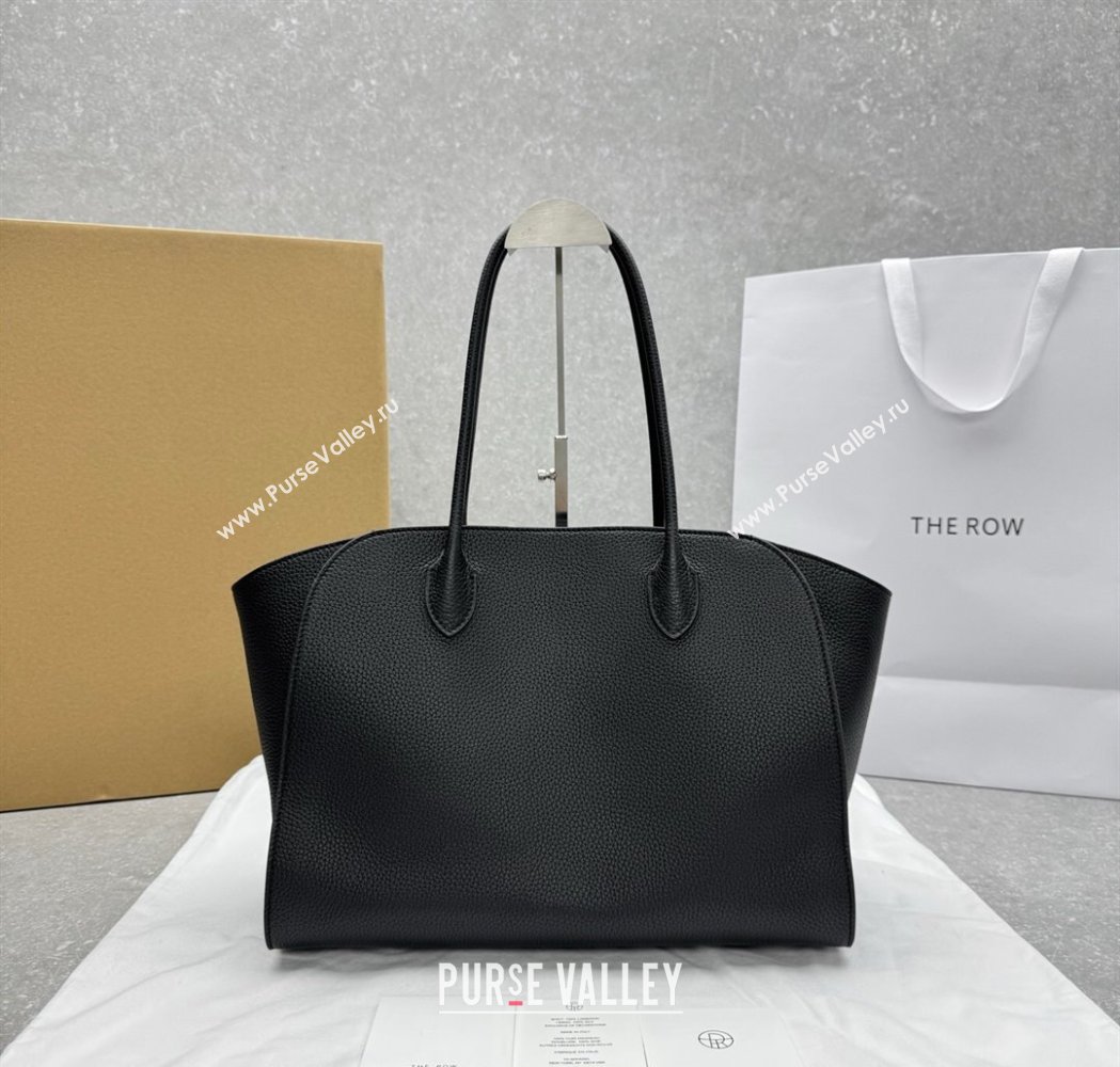 The Row Marlo 14 Bag in Grained Leather Black 2025 1895 (ningm-250927013)