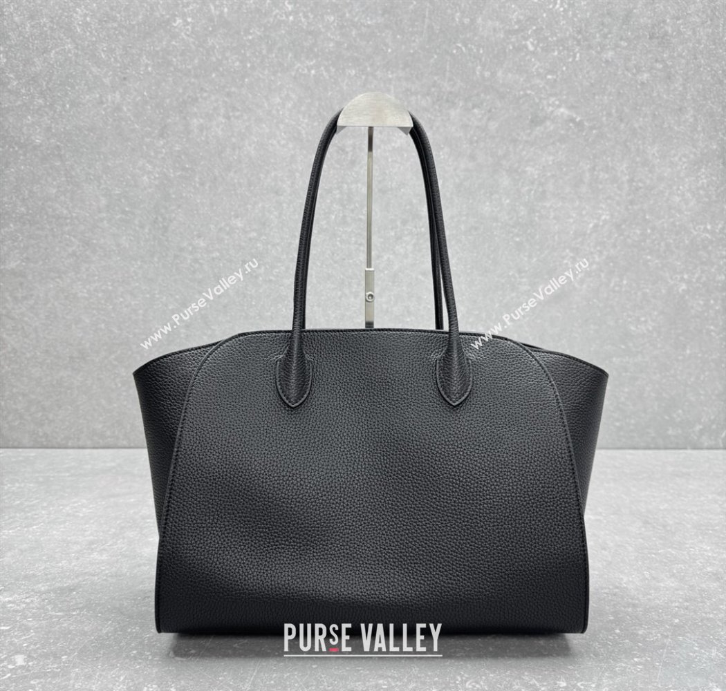 The Row Marlo 14 Bag in Grained Leather Black 2025 1895 (ningm-250927013)