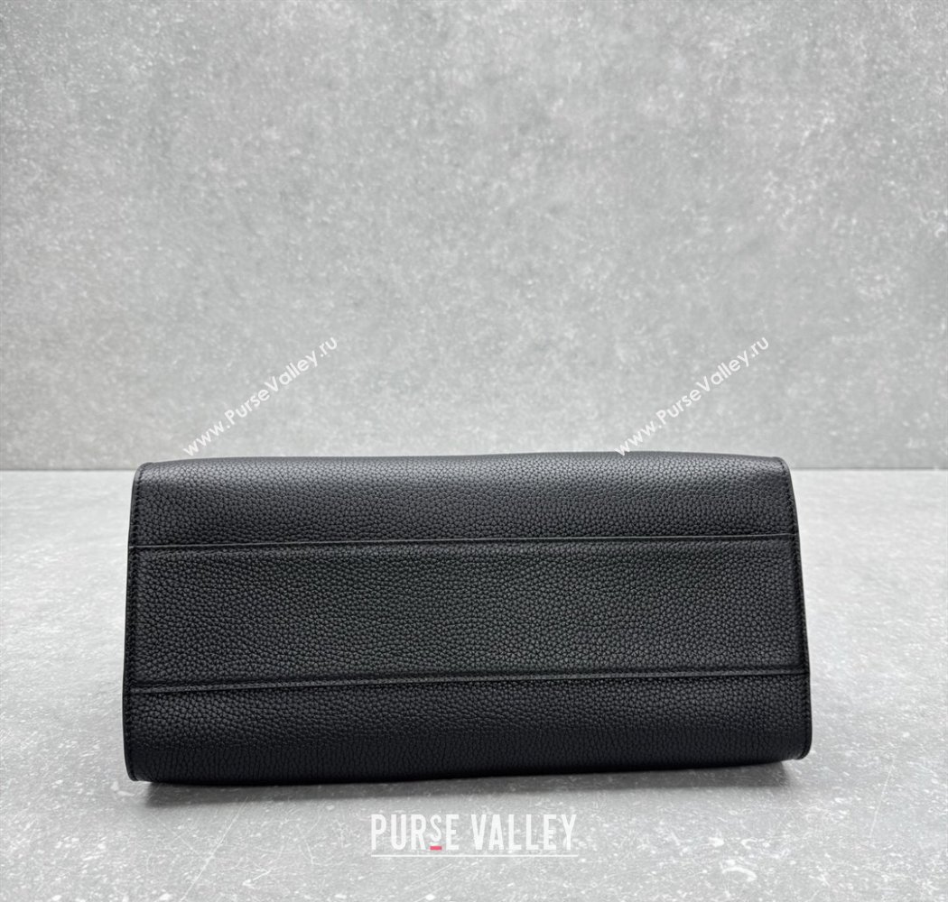 The Row Marlo 14 Bag in Grained Leather Black 2025 1895 (ningm-250927013)