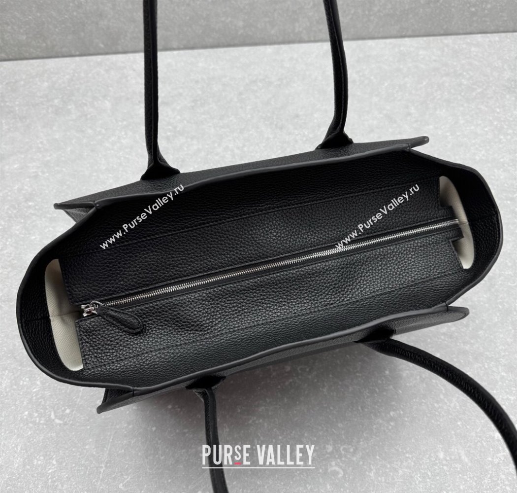 The Row Marlo 14 Bag in Grained Leather Black 2025 1895 (ningm-250927013)