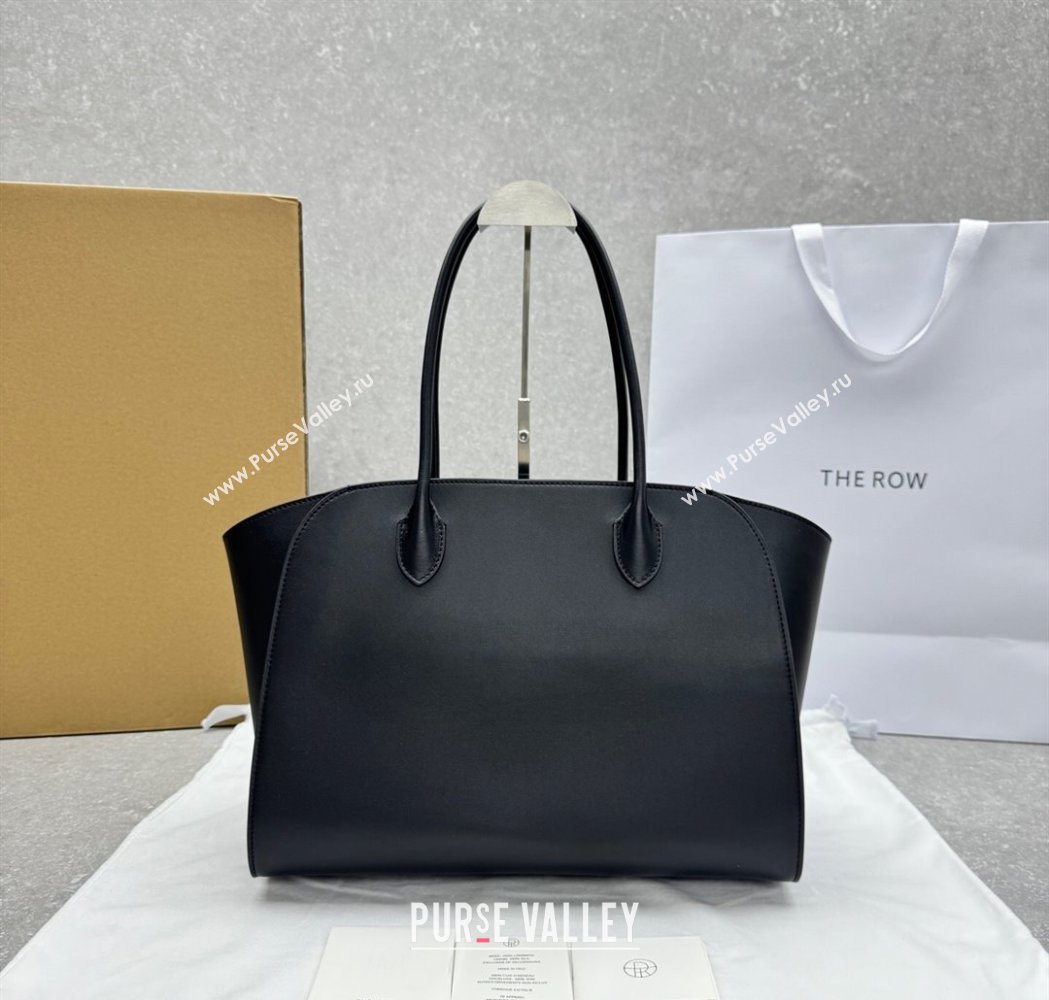 The Row Marlo 14 Bag in Calfskin Leather Black 2025 1895 (ningm-250927014)