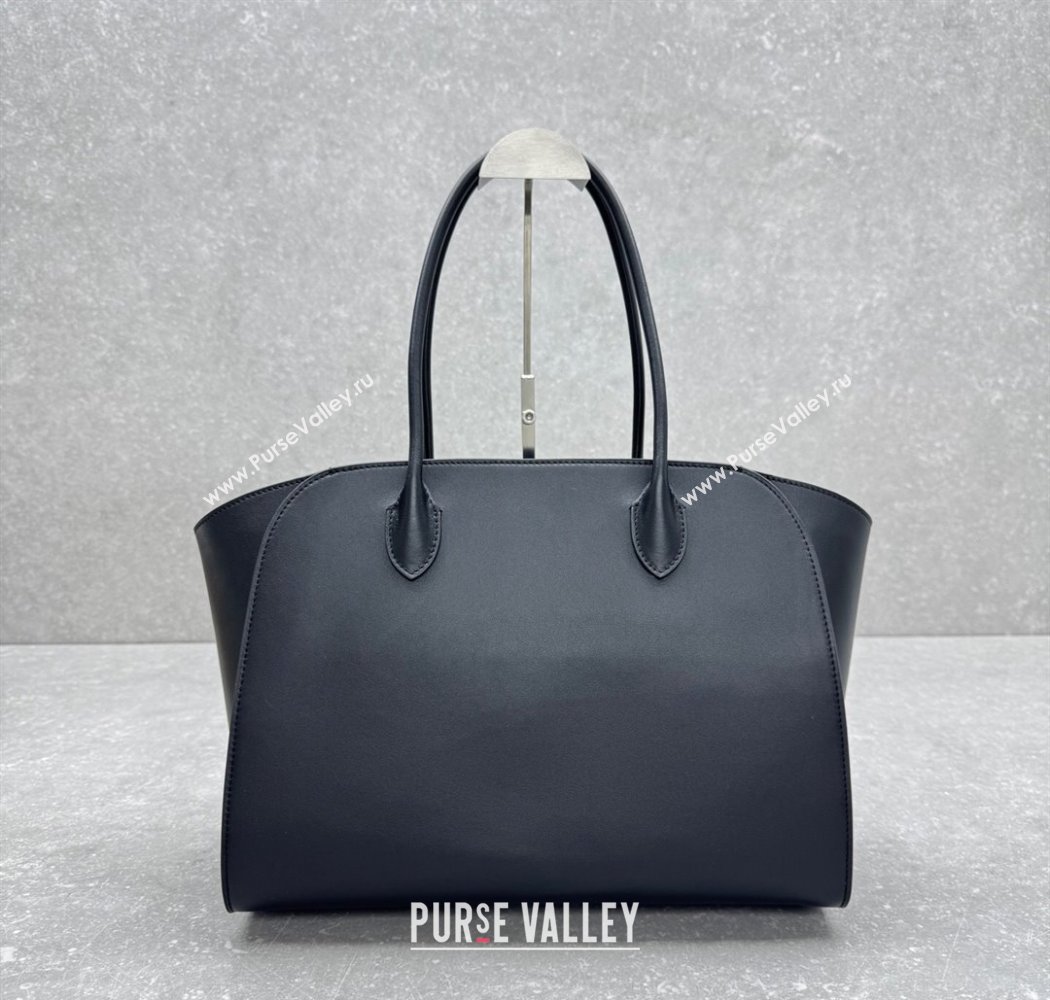 The Row Marlo 14 Bag in Calfskin Leather Black 2025 1895 (ningm-250927014)