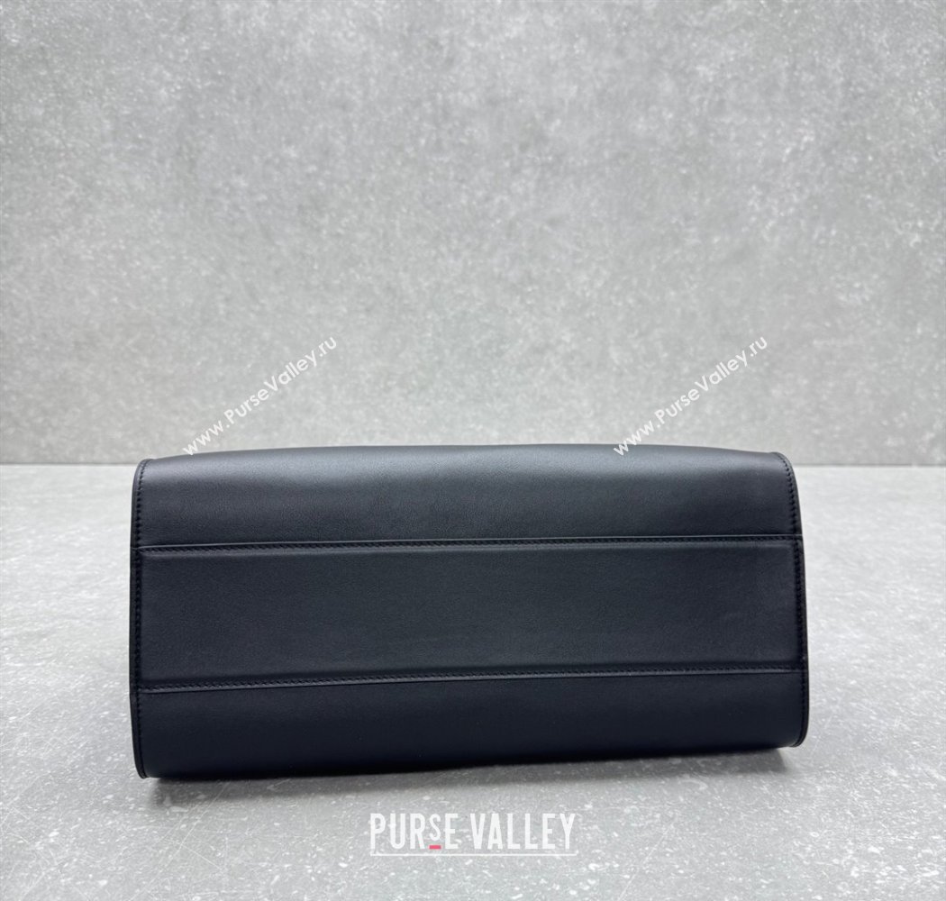 The Row Marlo 14 Bag in Calfskin Leather Black 2025 1895 (ningm-250927014)