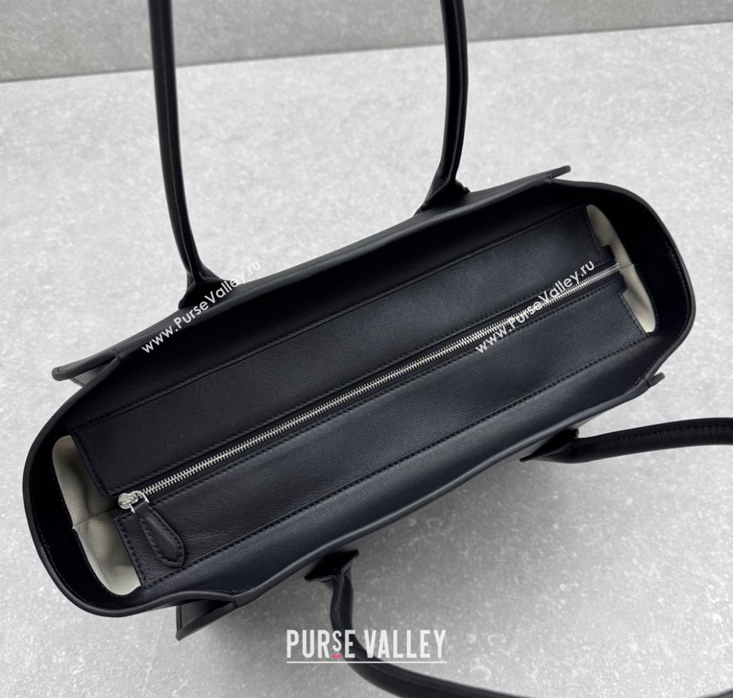 The Row Marlo 14 Bag in Calfskin Leather Black 2025 1895 (ningm-250927014)