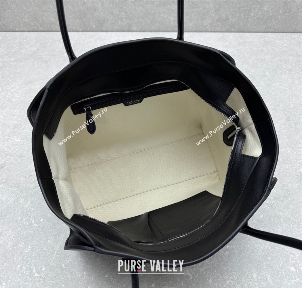 The Row Marlo 14 Bag in Calfskin Leather Black 2025 1895 (ningm-250927014)