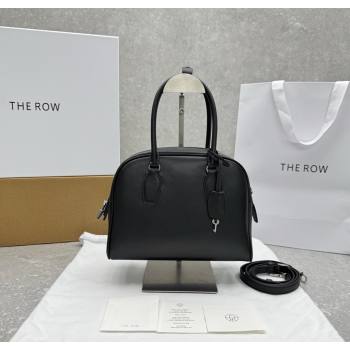 The Row India 10.00 Top Handle Bag in Smooth Leather Black 2025 1740 (ningm-250927015)