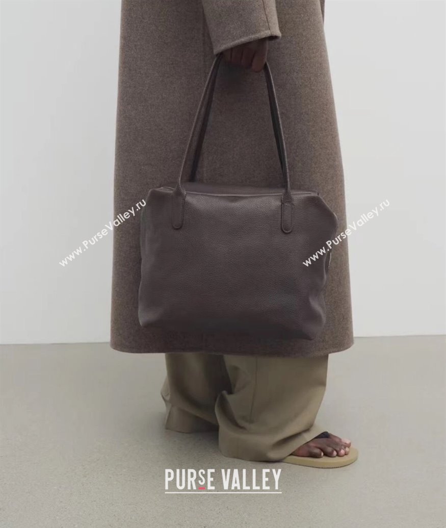 The Row Henri Shoulder Bag in Smooth Leather Black 2025 1884 (ningm-250927022)