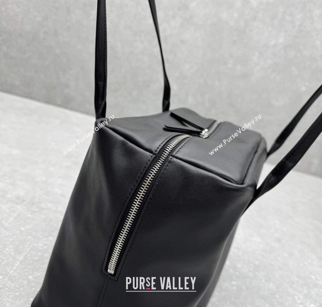 The Row Henri Shoulder Bag in Smooth Leather Black 2025 1884 (ningm-250927022)