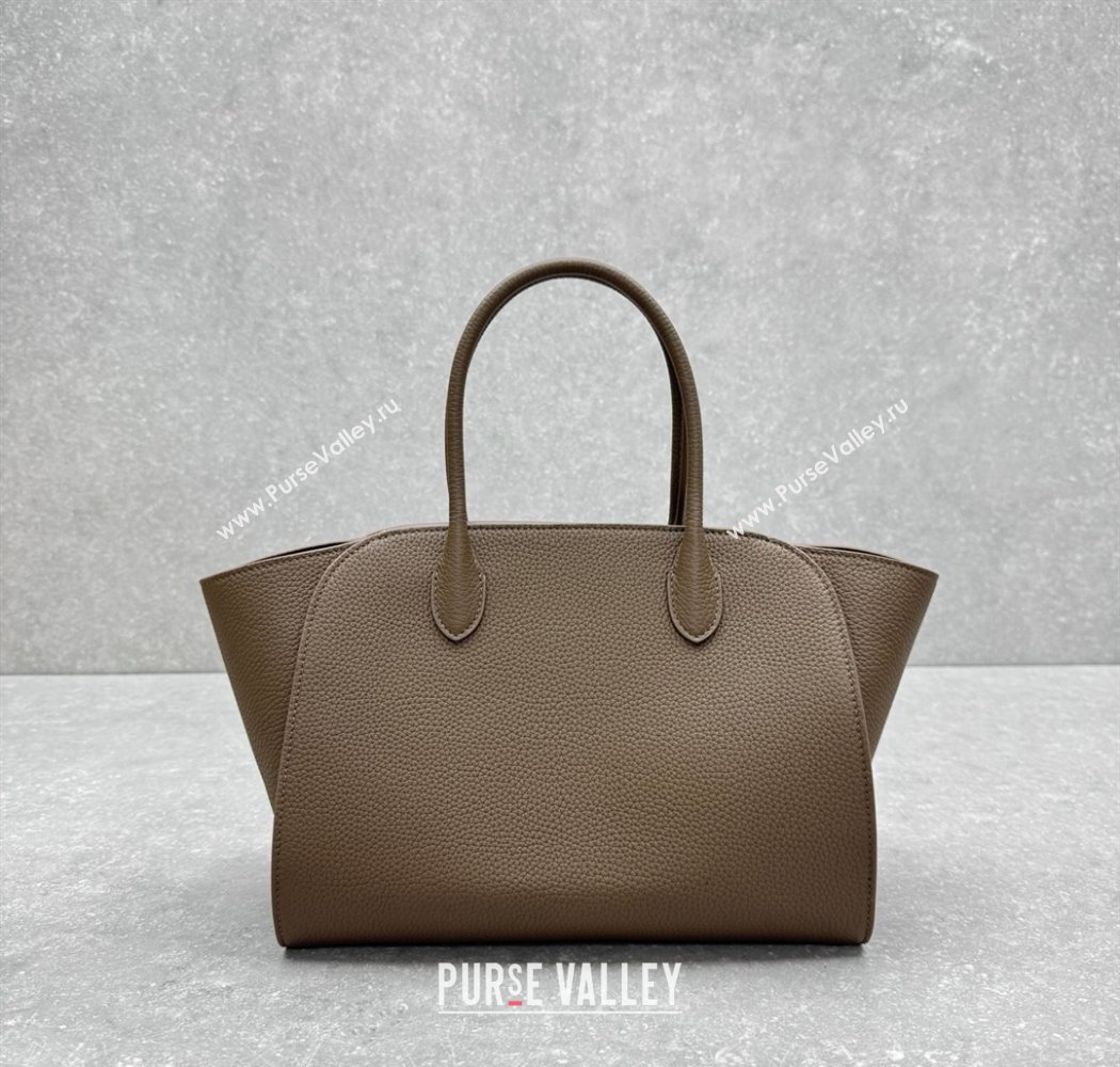 The Row Marlo 12 Bag in Grained Leather Olive Green 2025 1895 (ningm-250927006)