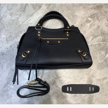 Balenciaga Neo Classic Small Bag in Grained Calfskin Black/Gold 2021 638511 (JM-21120847)