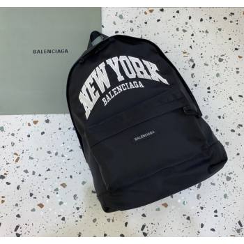 Balenciaga NEW York Fabric Backpack Bag Black/White 2025 (JM-251120147)