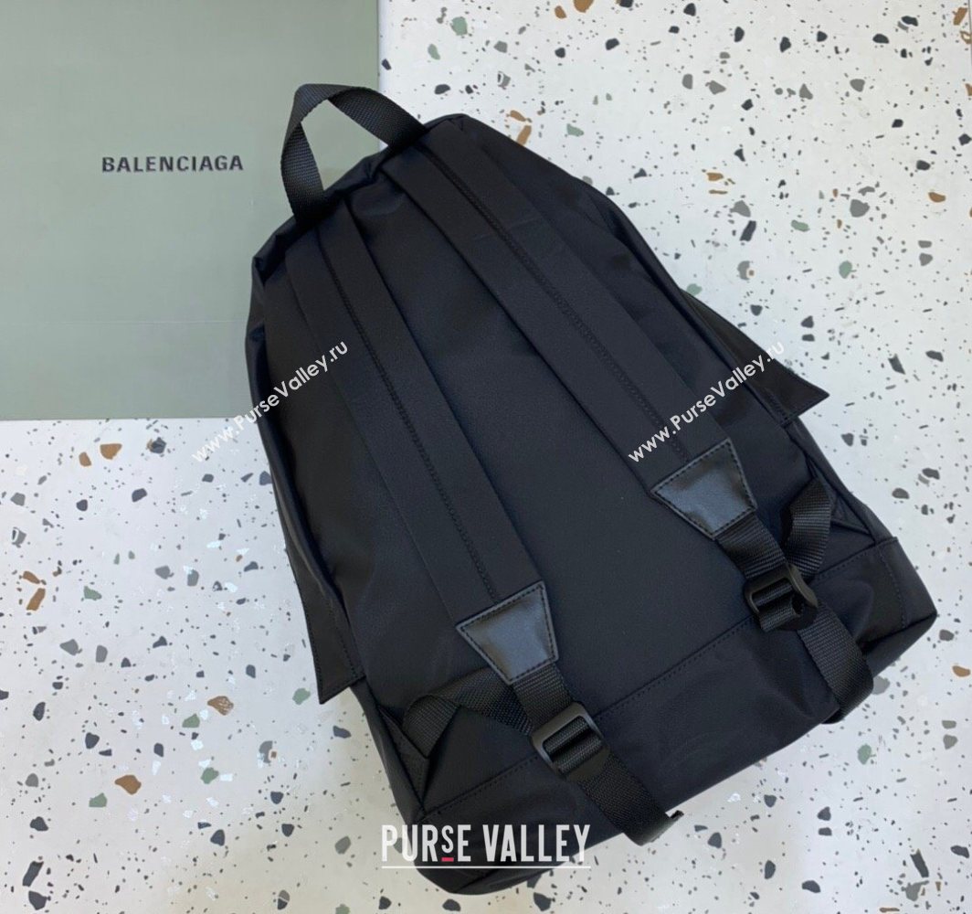Balenciaga PARIS Fabric Backpack Bag Black/White 2025 (JM-251120148)