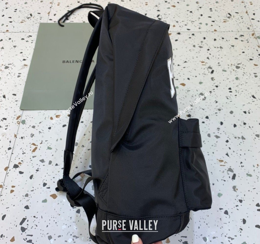 Balenciaga PARIS Fabric Backpack Bag Black/White 2025 (JM-251120148)