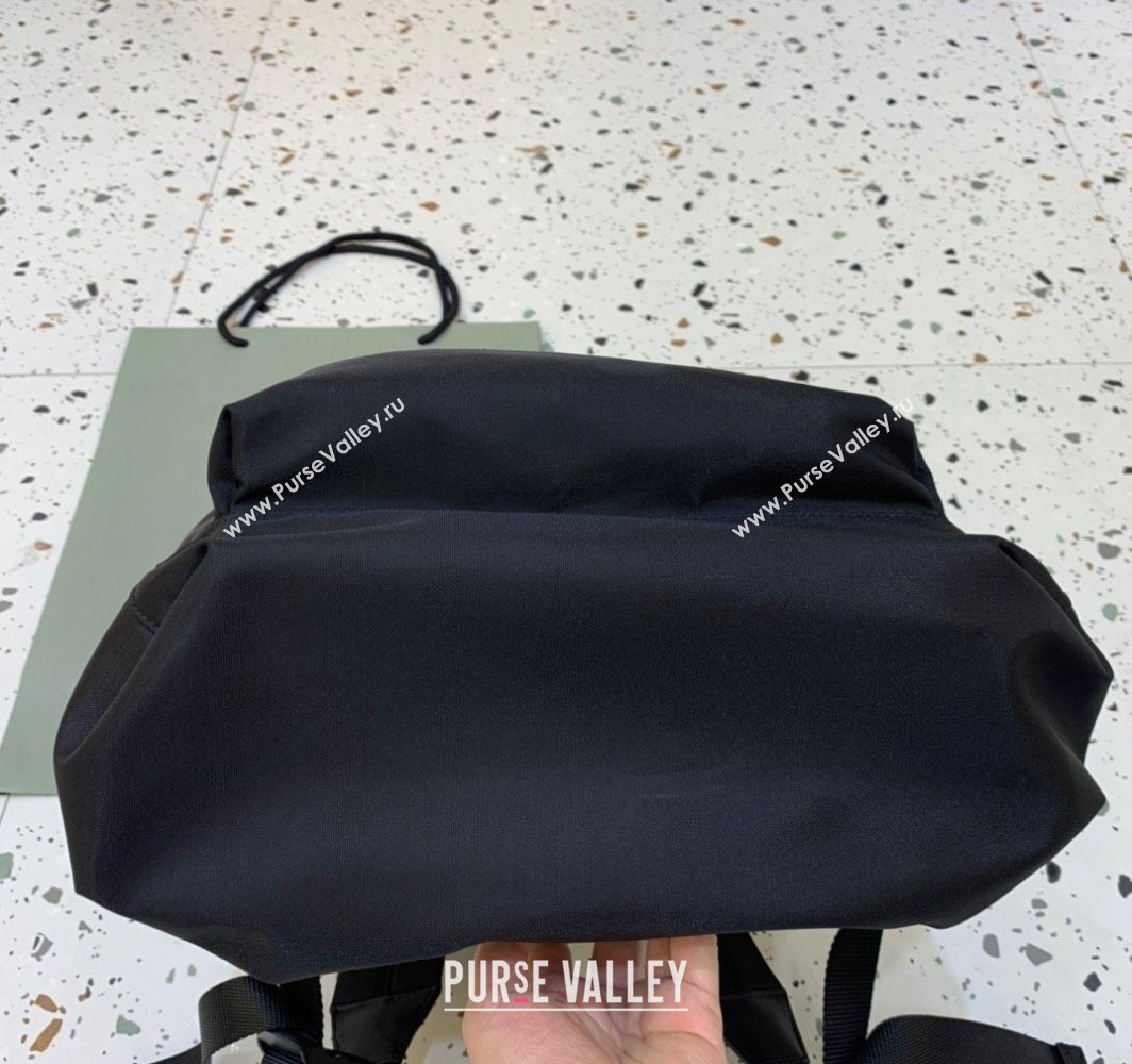 Balenciaga PARIS Fabric Backpack Bag Black/White 2025 (JM-251120148)