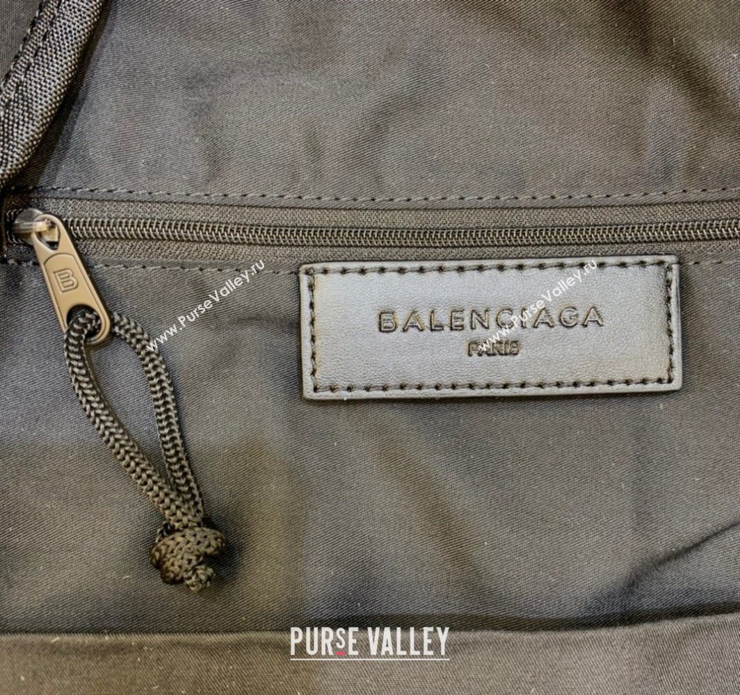 Balenciaga PARIS Fabric Backpack Bag Black/White 2025 (JM-251120148)
