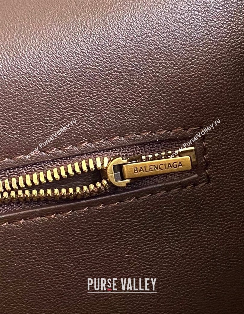 Balenciaga Rodeo Small Handbag in Suede and Leather Brown 2025 78972 (BI-250802067)
