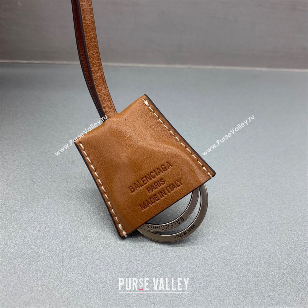 Balenciaga Rodeo Mini Bag in Waxed Leather Brown 2025 0926 (JM-250926133)
