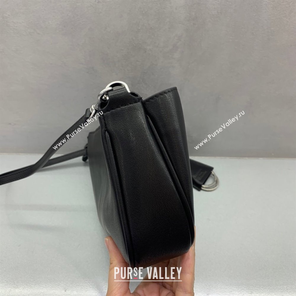 Balenciaga Rodeo Mini Bag in Leather Black/Silver 2025 0926 (JM-250926134)