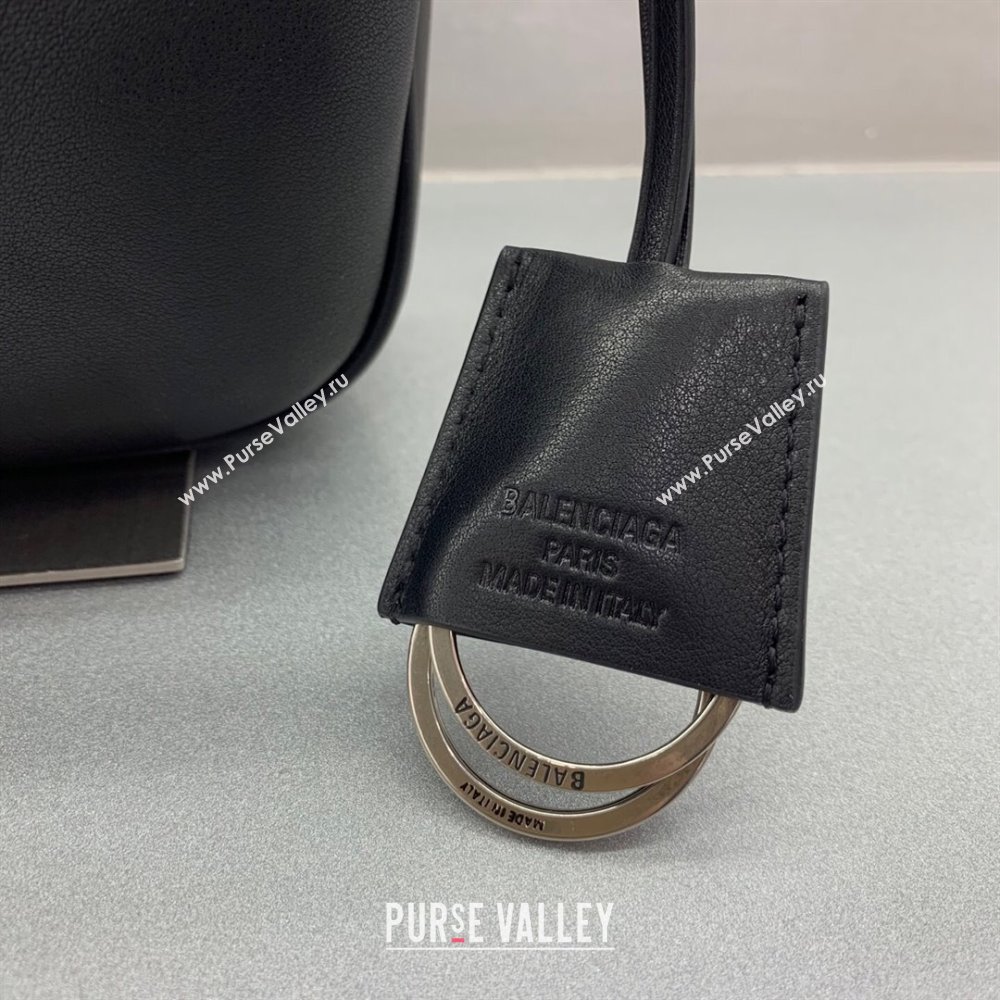 Balenciaga Rodeo Mini Bag in Leather Black/Silver 2025 0926 (JM-250926134)