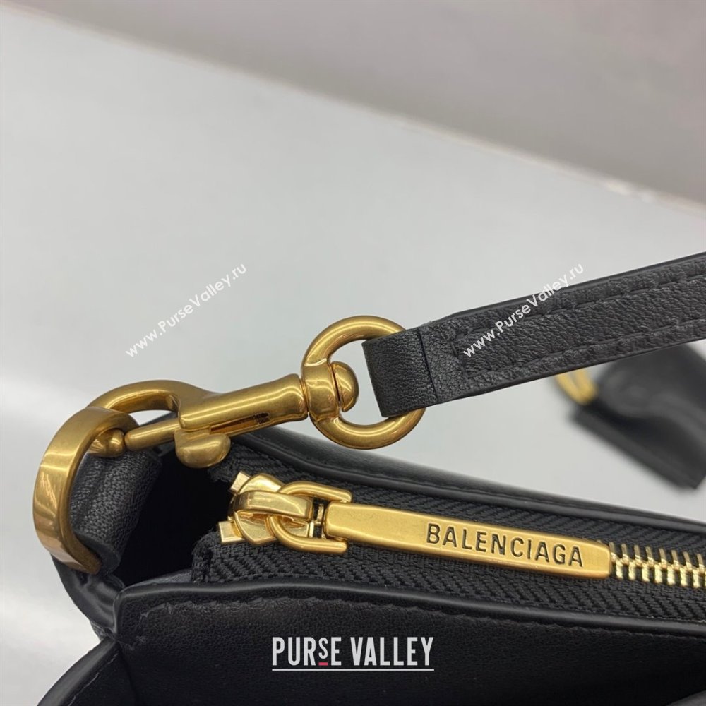 Balenciaga Rodeo Mini Bag in Leather Black/Gold 2025 0926 (JM-250926135)