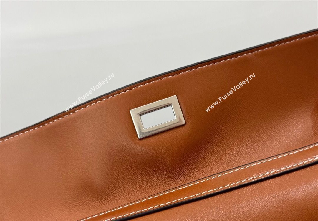 Balenciaga Rodeo Small Handbag in tan brown smooth calfskin, aged-silver hardware 2025 78972 (JM-251120127)