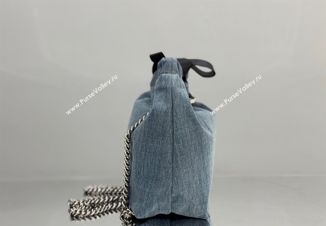 Balenciaga Small Crush Tote Bag in Denim 742941 Blue 2025 0305 (JM-251120140)