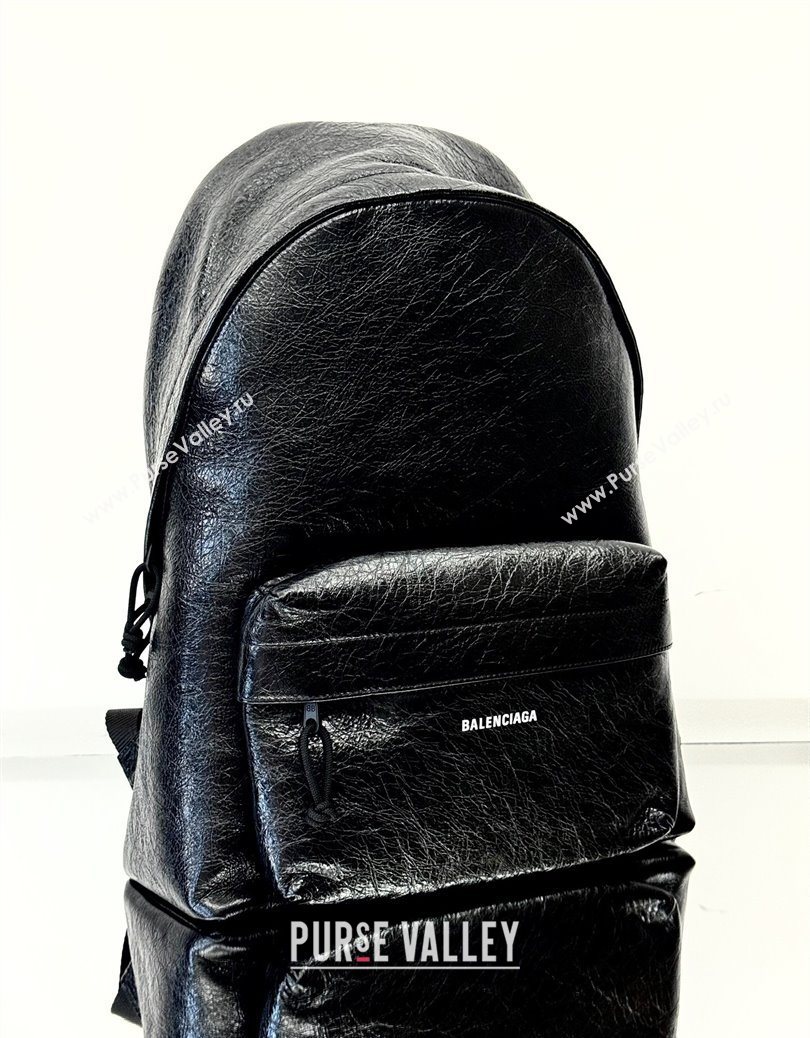 Balenciaga Explorer Backpack Bag in Black Arena Lambskin 2025105A (JM-251120143)