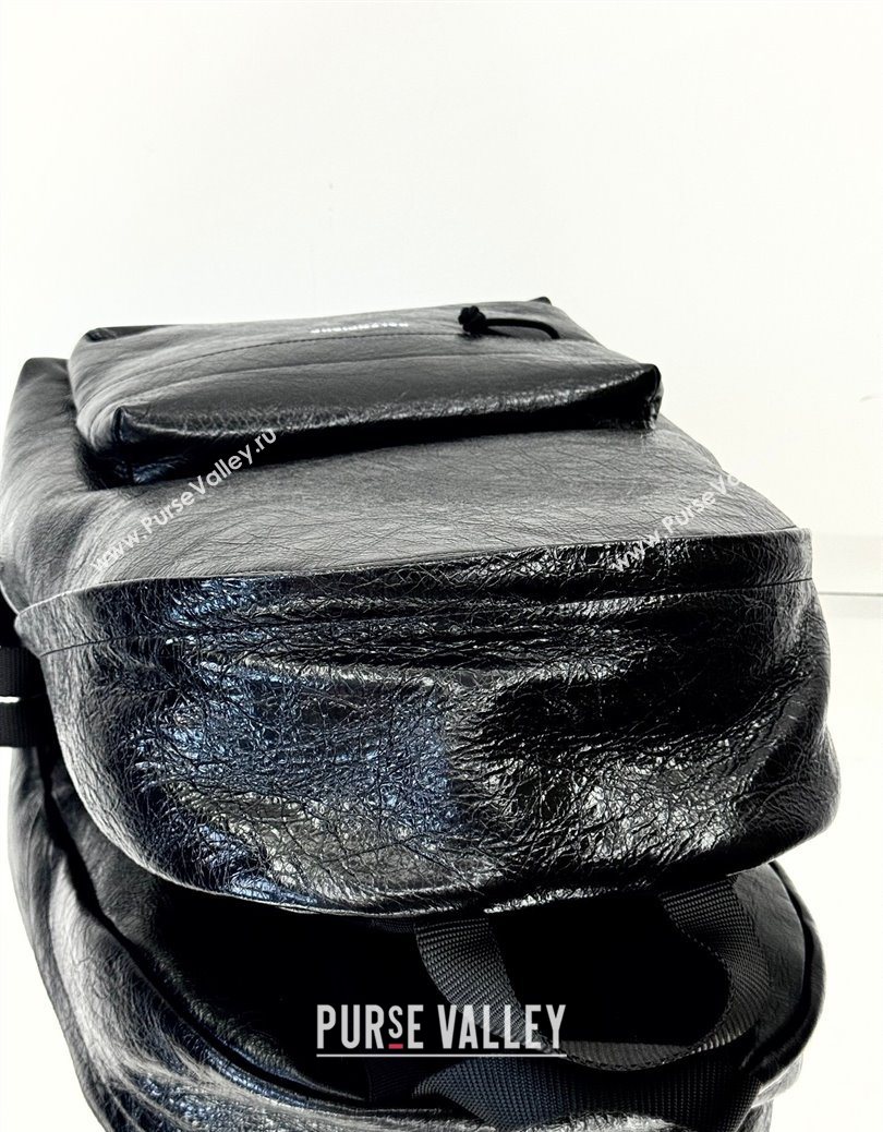Balenciaga Explorer Backpack Bag in Black Arena Lambskin 2025105A (JM-251120143)