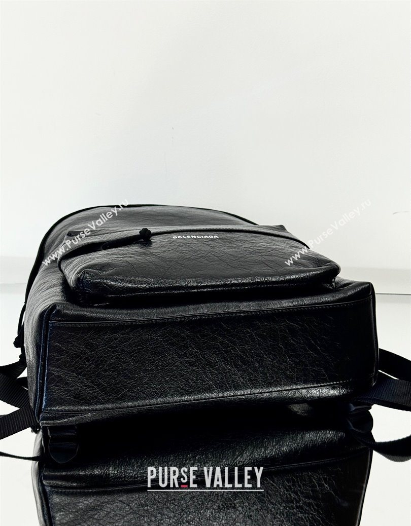 Balenciaga Explorer Backpack Bag in Black Arena Lambskin 2025105A (JM-251120143)