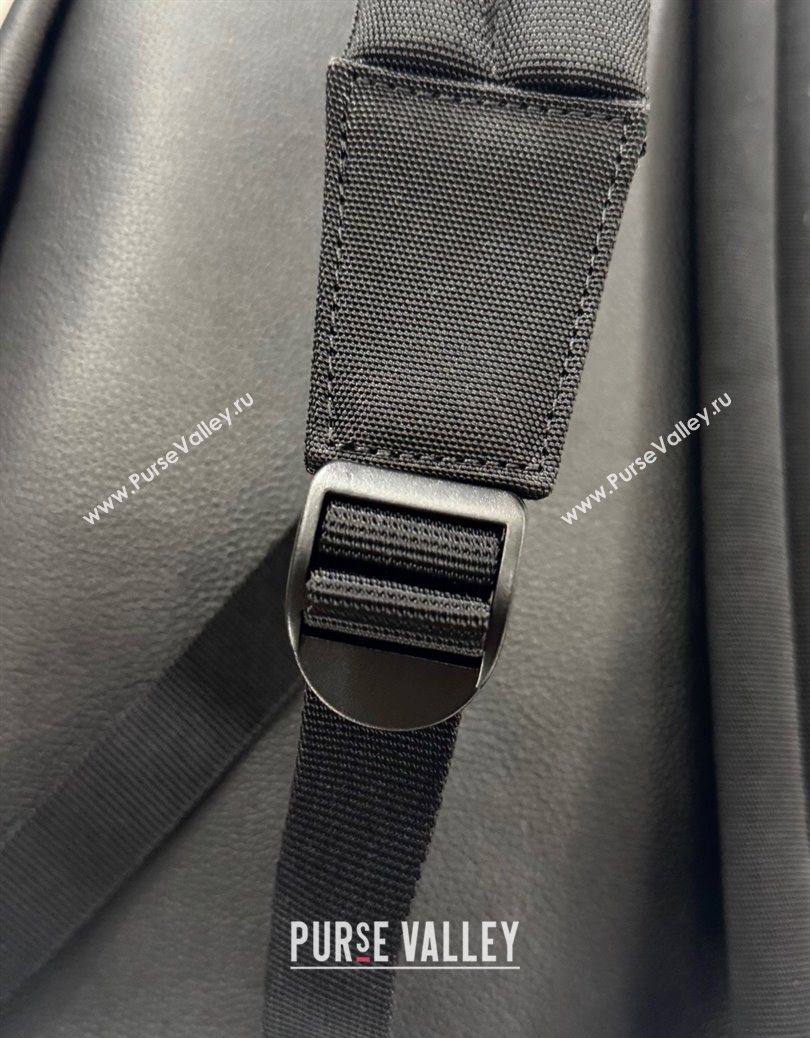 Balenciaga Everyday Backpack Bag in Black Litchee Grained Leather 2025105A (JM-251120145)