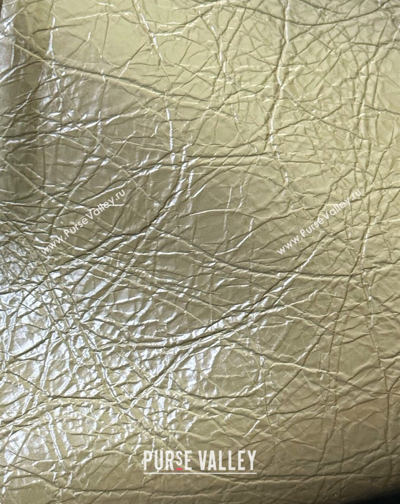 Balenciaga Le City Moto Medium Shoulder Bag in Arena Storico Lambskin Dusty Green 2026 0905 (JM-260403032)