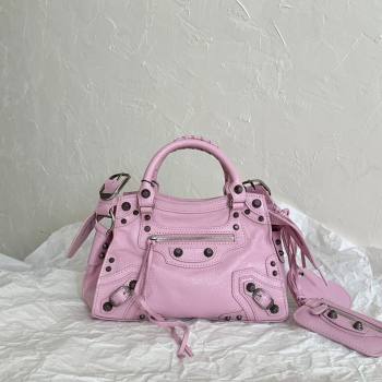 Balenciaga Neo Cagole XS Lambskin Top Handle Bag Dried Rose 2026 700940 (BI-260403039)