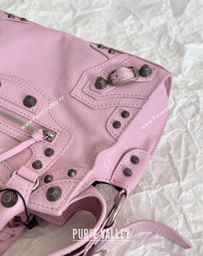 Balenciaga Neo Cagole XS Lambskin Top Handle Bag Dried Rose 2026 700940 (BI-260403039)