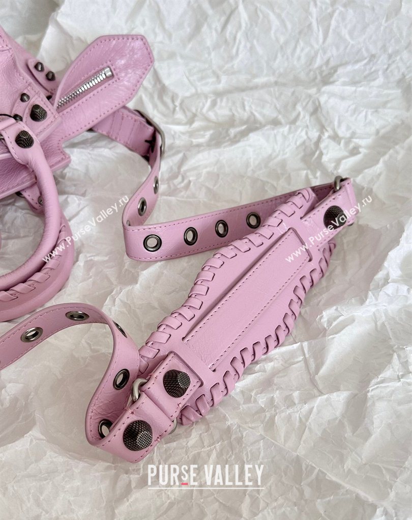 Balenciaga Neo Cagole XS Lambskin Top Handle Bag Dried Rose 2026 700940 (BI-260403039)