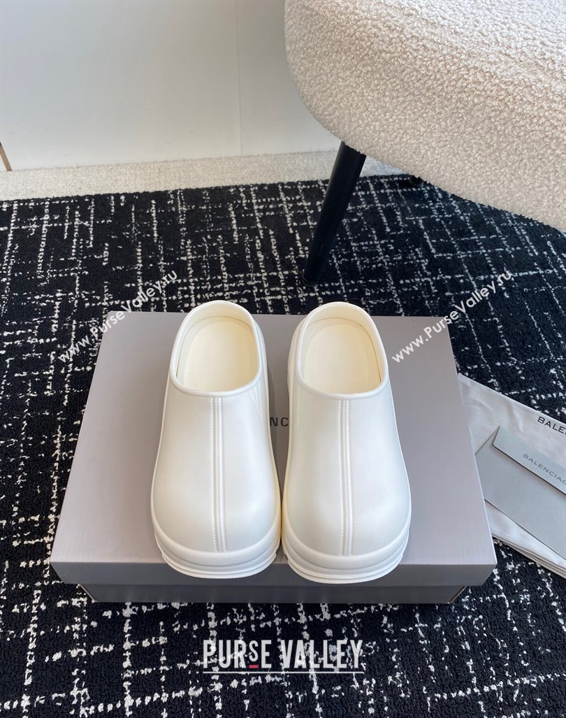 Balenciaga Rubber Mules White 2024 BL0903001 (KL-240903023)