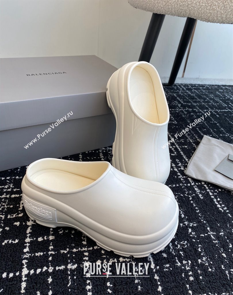 Balenciaga Rubber Mules White 2024 BL0903001 (KL-240903023)