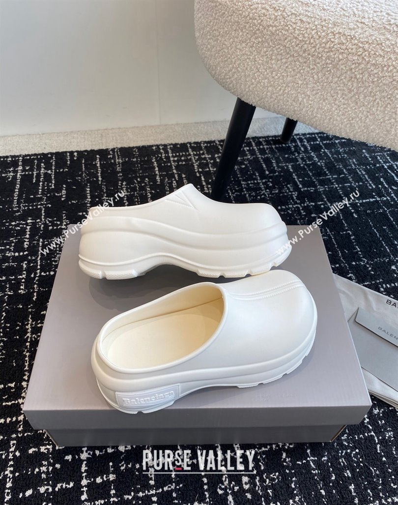 Balenciaga Rubber Mules White 2024 BL0903001 (KL-240903023)