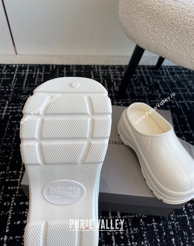 Balenciaga Rubber Mules White 2024 BL0903001 (KL-240903023)