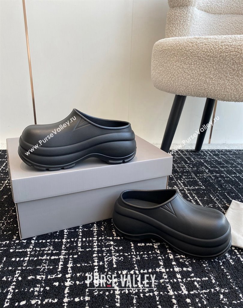 Balenciaga Rubber Mules Black 2024 BL0903001 (KL-240903024)