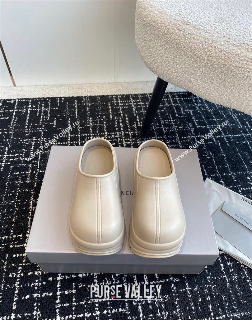 Balenciaga Rubber Mules Beige 2024 BL0903001 (KL-240903025)