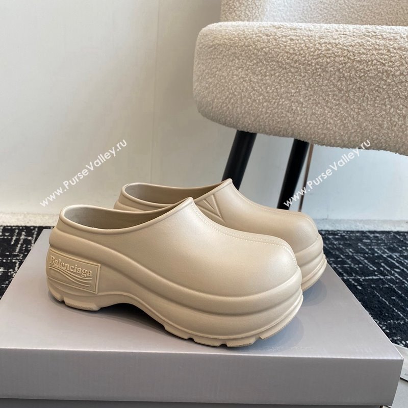 Balenciaga Rubber Mules Beige 2024 BL0903001 (KL-240903025)