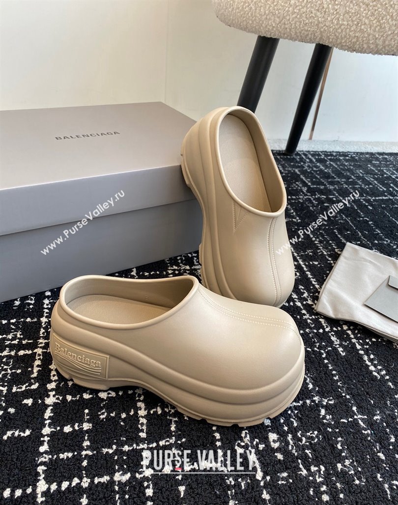 Balenciaga Rubber Mules Beige 2024 BL0903001 (KL-240903025)