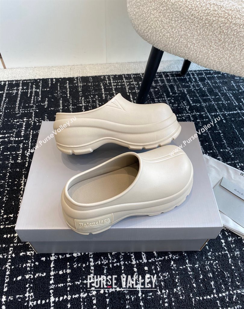 Balenciaga Rubber Mules Beige 2024 BL0903001 (KL-240903025)