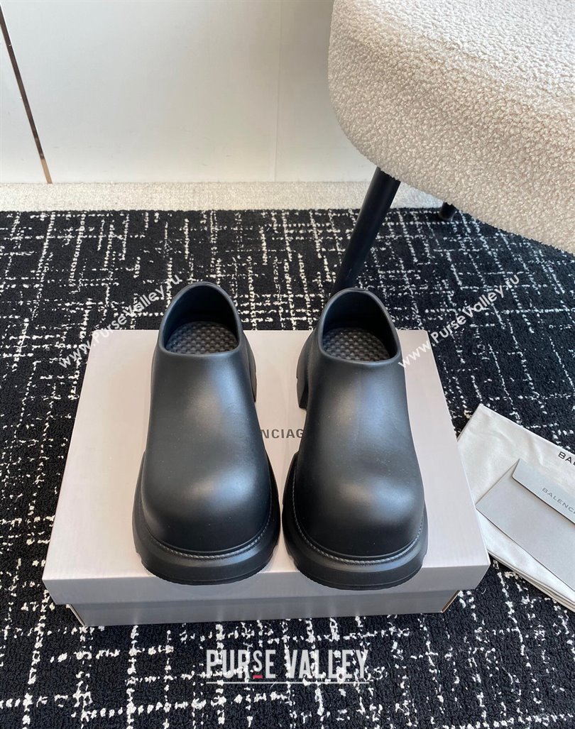 Balenciaga Rubber Mules Black 2024 BL0903002 (KL-240903026)