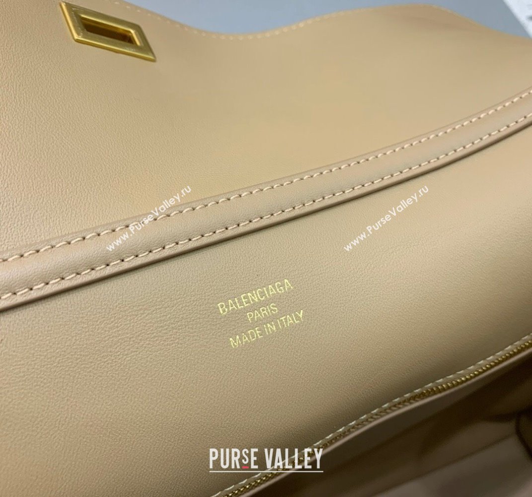 Balenciaga Rodeo Large Handbag in smooth calfskin Latte Beige/Gold 2024 78972 (JM-250408112)