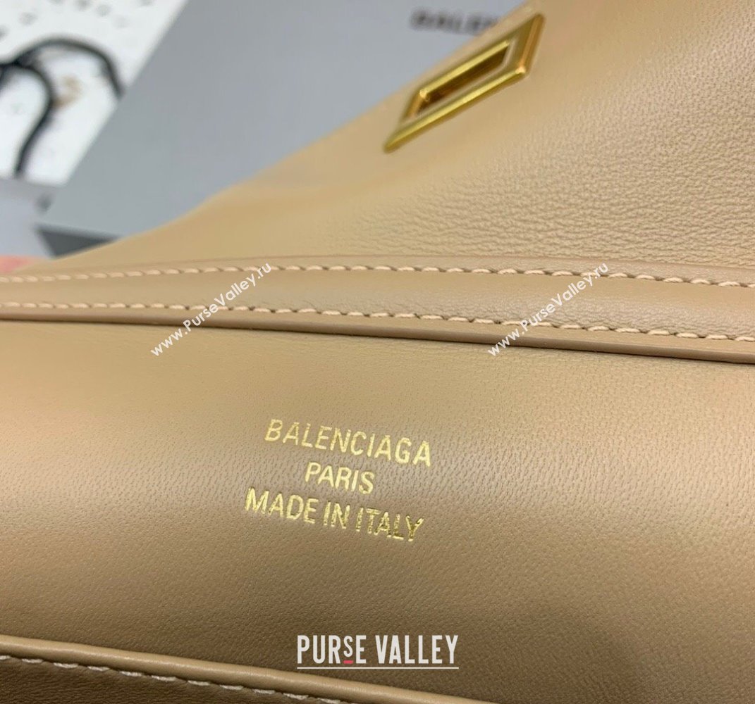 Balenciaga Rodeo Mini Handbag in smooth calfskin Latte Beige/Gold 2024 78972 (JM-250408114)