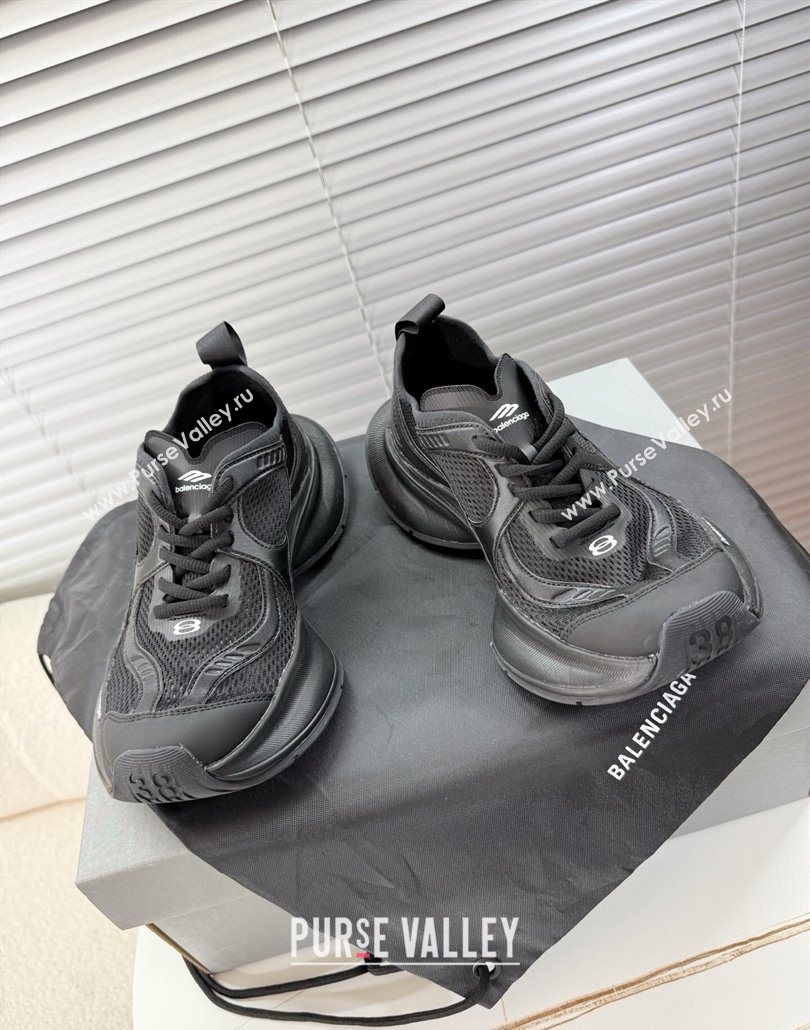 Balenciaga Circuit Sneakers in Mesh Black 2025 0604 (MD-250604066)