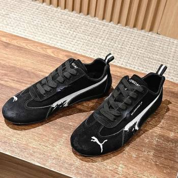 Puma x Balenciaga Winter 25 Runway Sneakers in Suede Black 2025 (HQG-250604067)